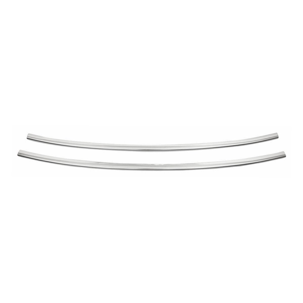Volkswagen Jetta Front Bumper Trim - Omac - S.Steel - Gloss Silver - '11-'14